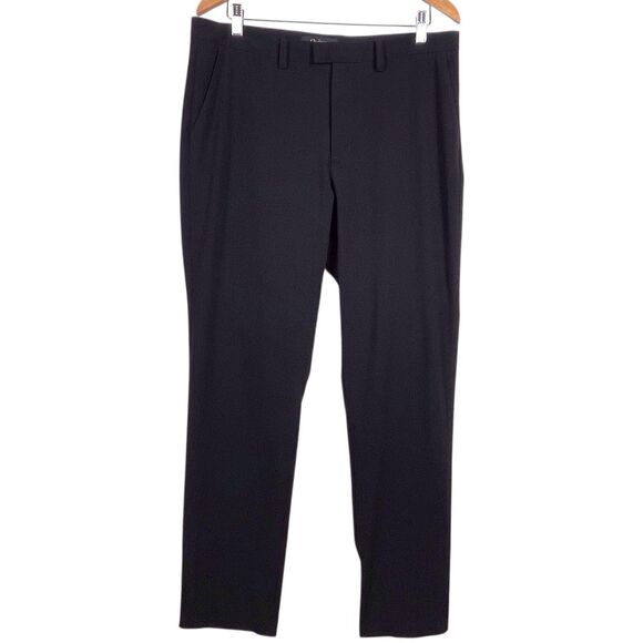 QUINCE Men’s Recycled Performance Stretch Dress Pants Size 34x32 Black EUC - Picture 1 of 15